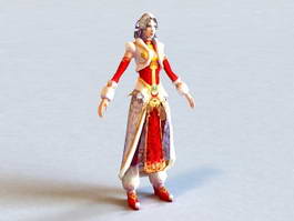 Ancient Chinese Princess 3d model preview