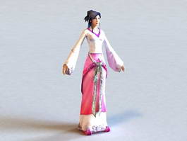 Han Dynasty Woman 3d model preview