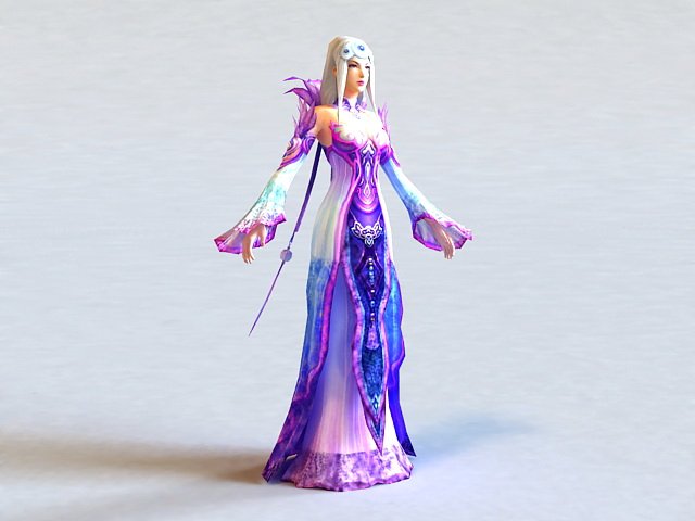 Fantasy Ancient Princess 3d rendering