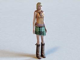 Ashley Graham Resident Evil Character 3d model preview