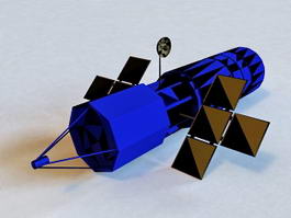 Artificial Satellite 3d model preview