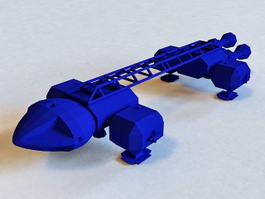 Future Spaceship 3d preview