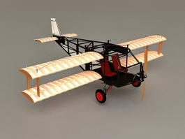 Early Biplane 3d preview