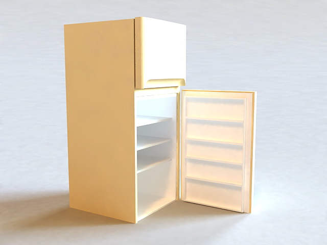 Small Refrigerator 3d rendering
