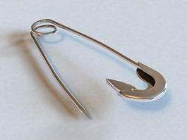 Safety Pin 3d model preview