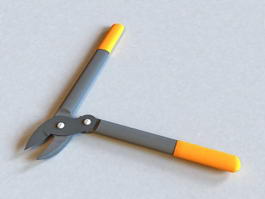 Tree Pruning Shears 3d model preview