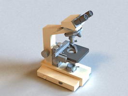 Compound Microscope 3d model preview
