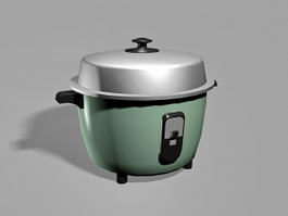 Electric Rice Cooker 3d model preview