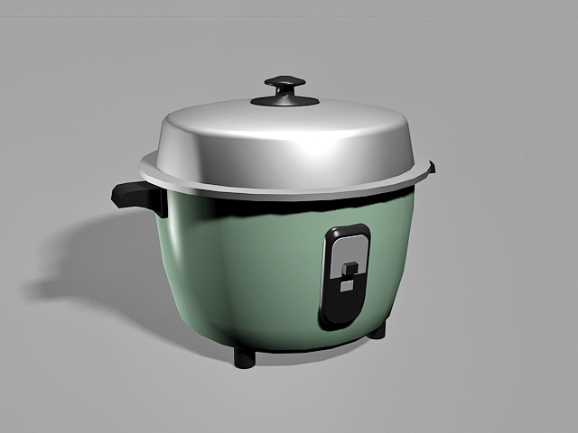 Electric Rice Cooker 3d rendering