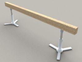 Olympic Balance Beam 3d preview