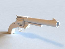 Swing-out Cylinder Revolver 3d model preview