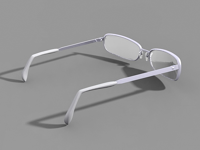 Reading Glasses 3d rendering