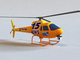 News Helicopter 3d preview