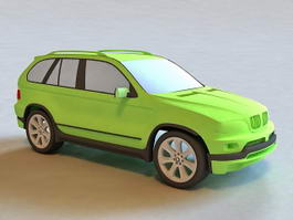 BMW X5 SUV 3d model preview