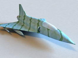 Military Fighter Plane 3d model preview
