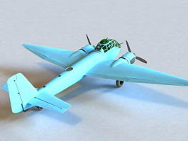 Junkers Ju 188 3d model preview
