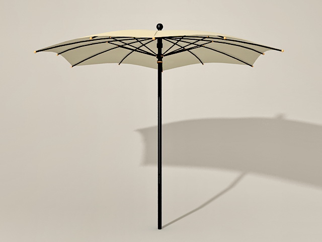 Sun Umbrella 3d rendering