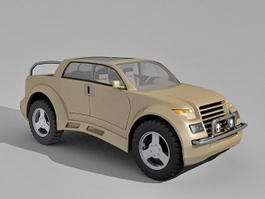 Pick Up SUV Concept 3d model preview