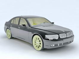 BMW Sedan Car 3d model preview