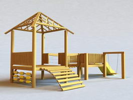 Backyard Playground Sets 3d model preview