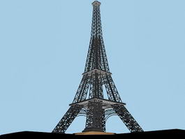 Eiffel Tower 3d model preview