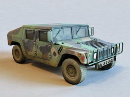 Military Humvee 3d preview