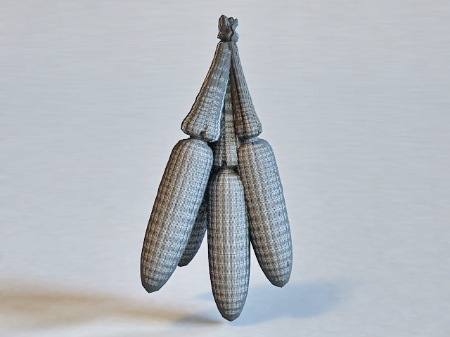 Corn Cobs 3d rendering