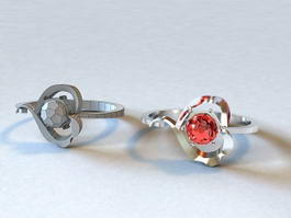 Ruby Ring 3d model preview