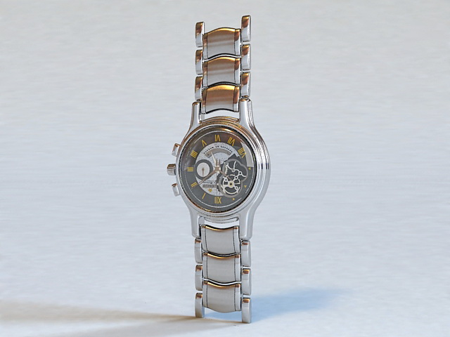 Mechanical Piston Watch 3d rendering