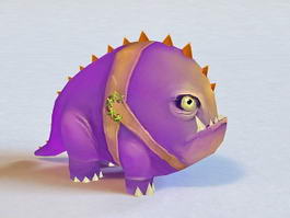 Cute Monster 3d model preview