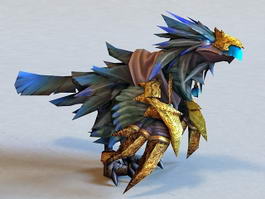 Warcraft Raven Lord 3d model preview