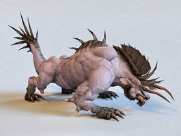 Monster Mythical Creature 3d model preview