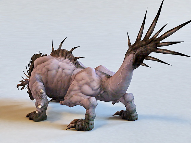 Monster Mythical Creature 3d rendering
