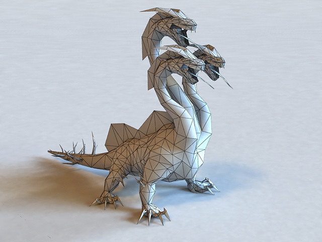 Russian Three-headed Dragon 3d rendering