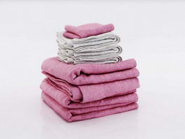 Bath Towel Sets 3d model preview