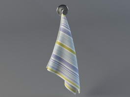 Towel on Hook 3d preview