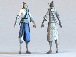 Chinese Swordsman 3d preview