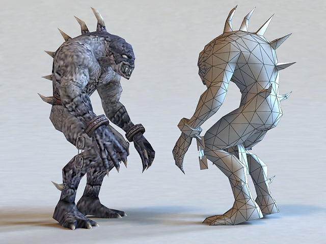 Monster 3D Model Free Download