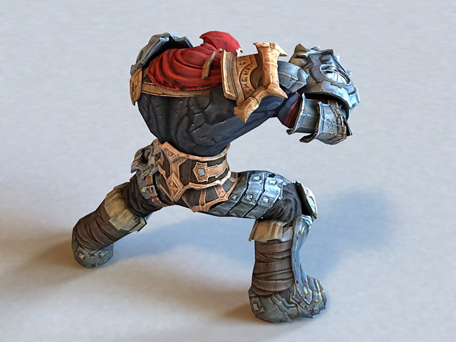 Iron Warrior 3d rendering