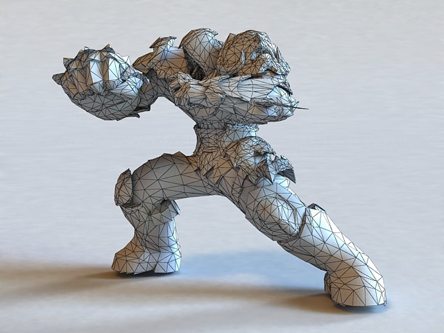 Iron Warrior 3d rendering