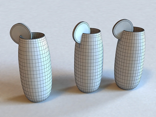 Juice Glass 3d rendering