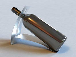 Wine Bottle Holder 3d model preview