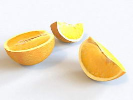 Orange Fruit 3d model preview