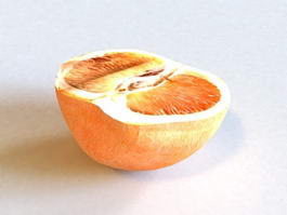 Half Grapefruit 3d model preview