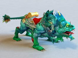 Mythical Chinese Creature Beast 3d model preview