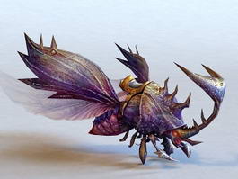Giant Beetle Monster 3d preview