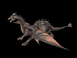 Earth Dragon 3d model preview
