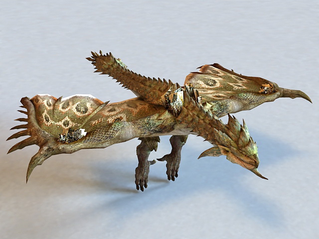 Death Dragon 3d rendering
