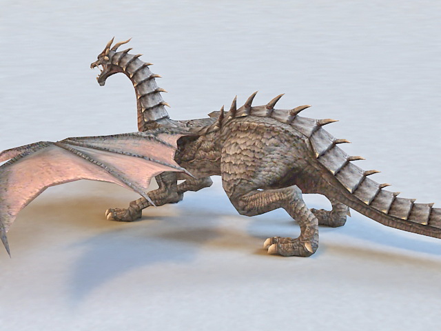 Black Dragon 3d rendering