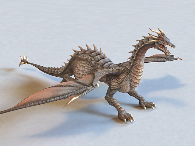 Black Dragon 3d rendering